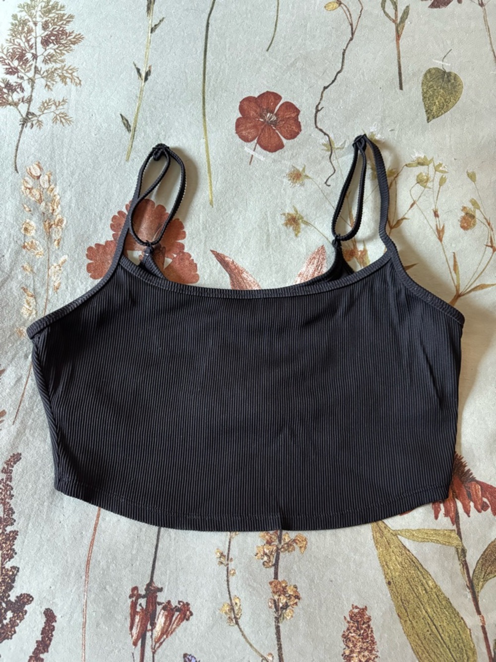 Aerie Ribbed Black Bikini